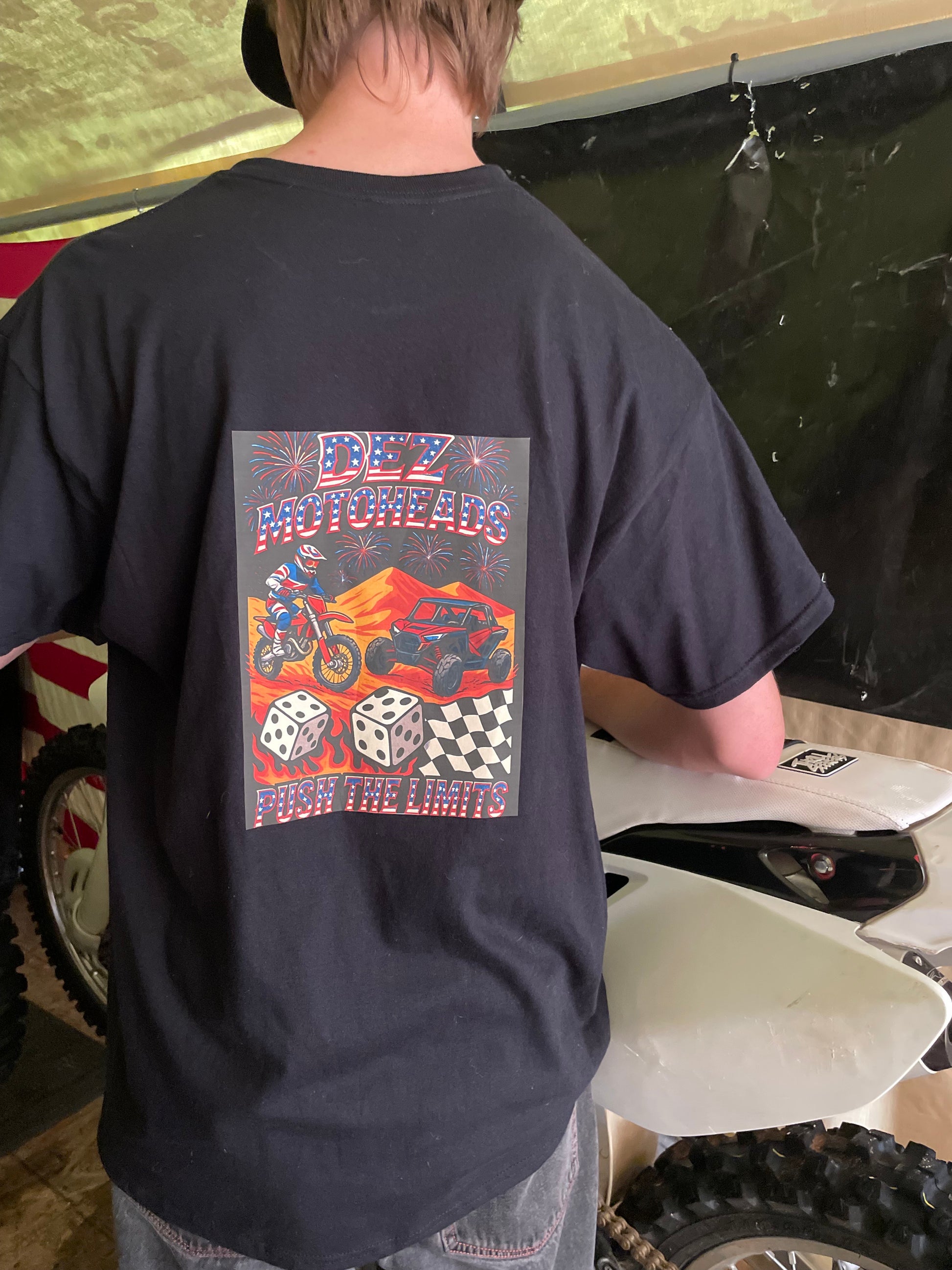 Dez Motohead 4th of July Tee